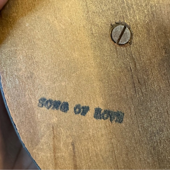 Vintage 1940/50 Decorative Blue Metallic Powder Puff Music Box - Picture 10 of 15